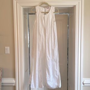 Beautiful embroidered eyelet cotton Calypso St Barth dress- size SMALL
